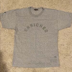 3M REFLECTIVE “ENRICHED” RICH EVOLUTION HEATHER GREY TEE SHIRT SZ M
